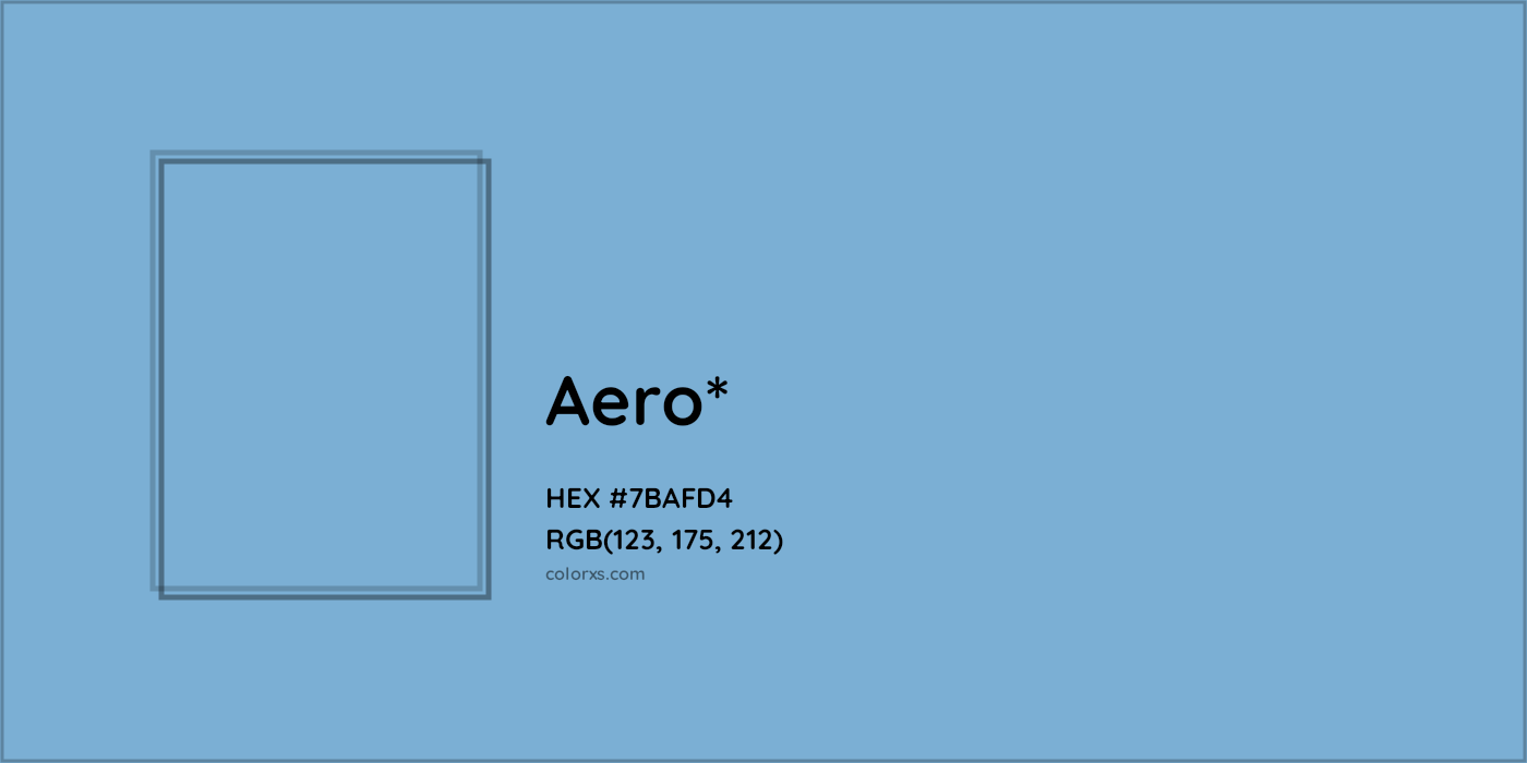 HEX #7BAFD4 Color Name, Color Code, Palettes, Similar Paints, Images