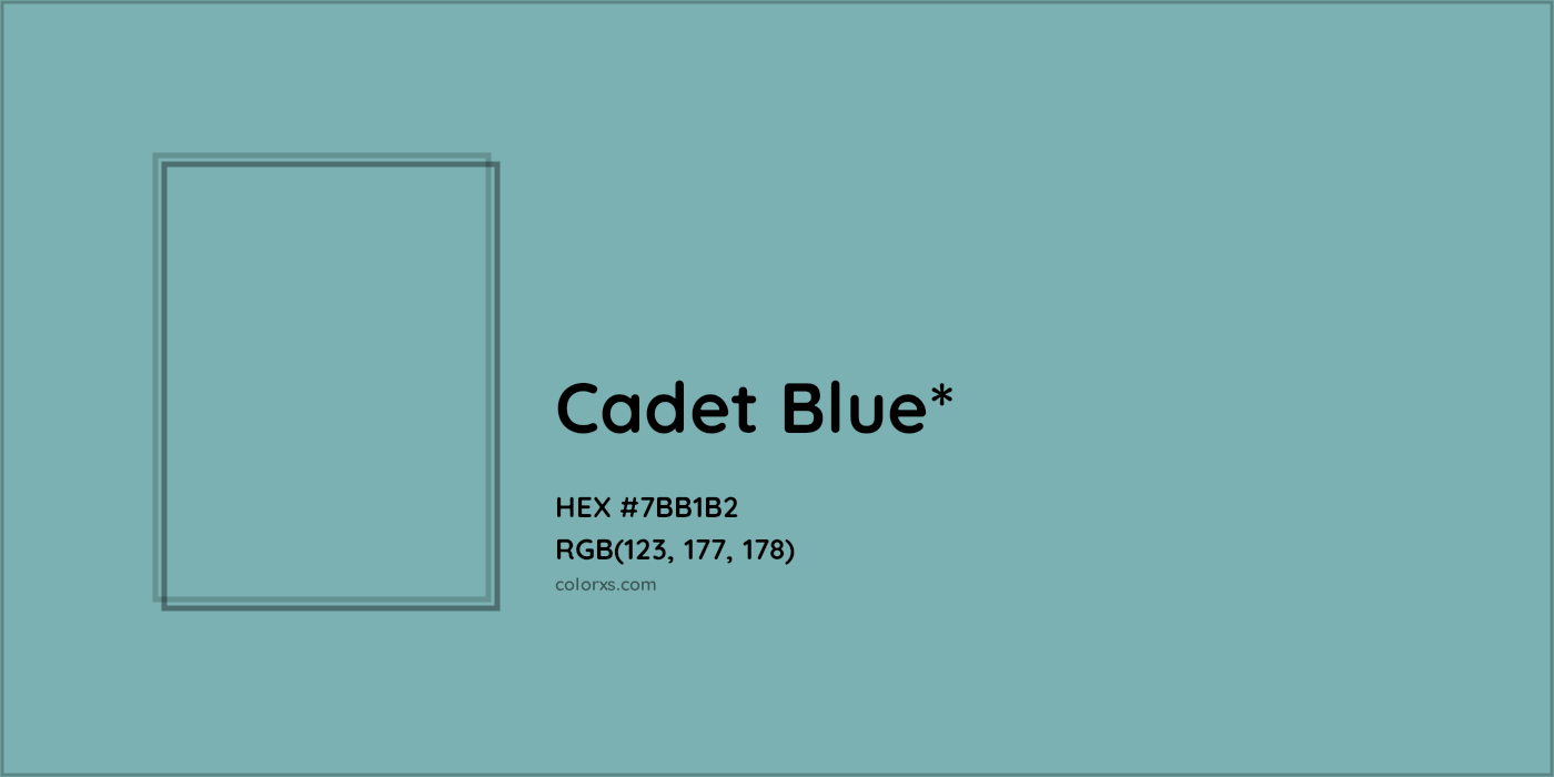 HEX #7BB1B2 Color Name, Color Code, Palettes, Similar Paints, Images