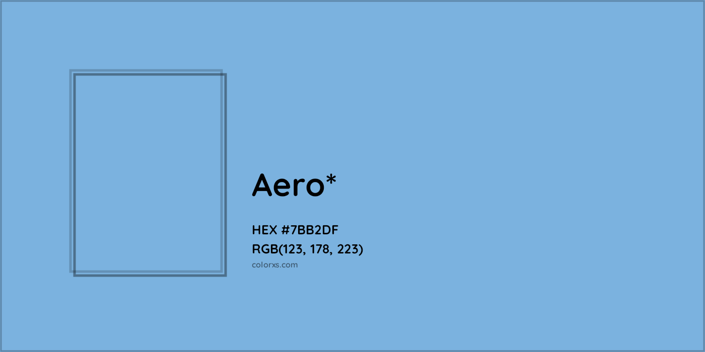 HEX #7BB2DF Color Name, Color Code, Palettes, Similar Paints, Images