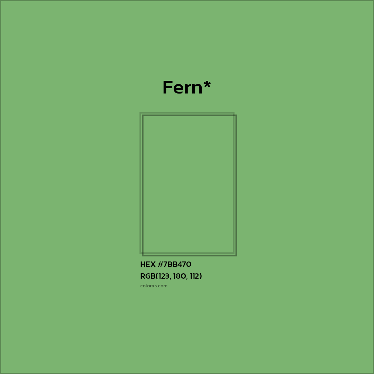 HEX #7BB470 Color Name, Color Code, Palettes, Similar Paints, Images