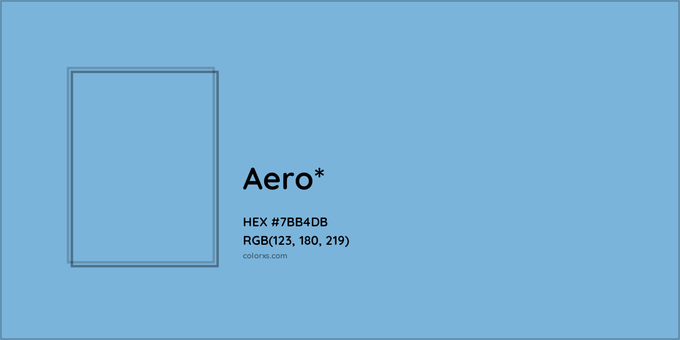 HEX #7BB4DB Color Name, Color Code, Palettes, Similar Paints, Images
