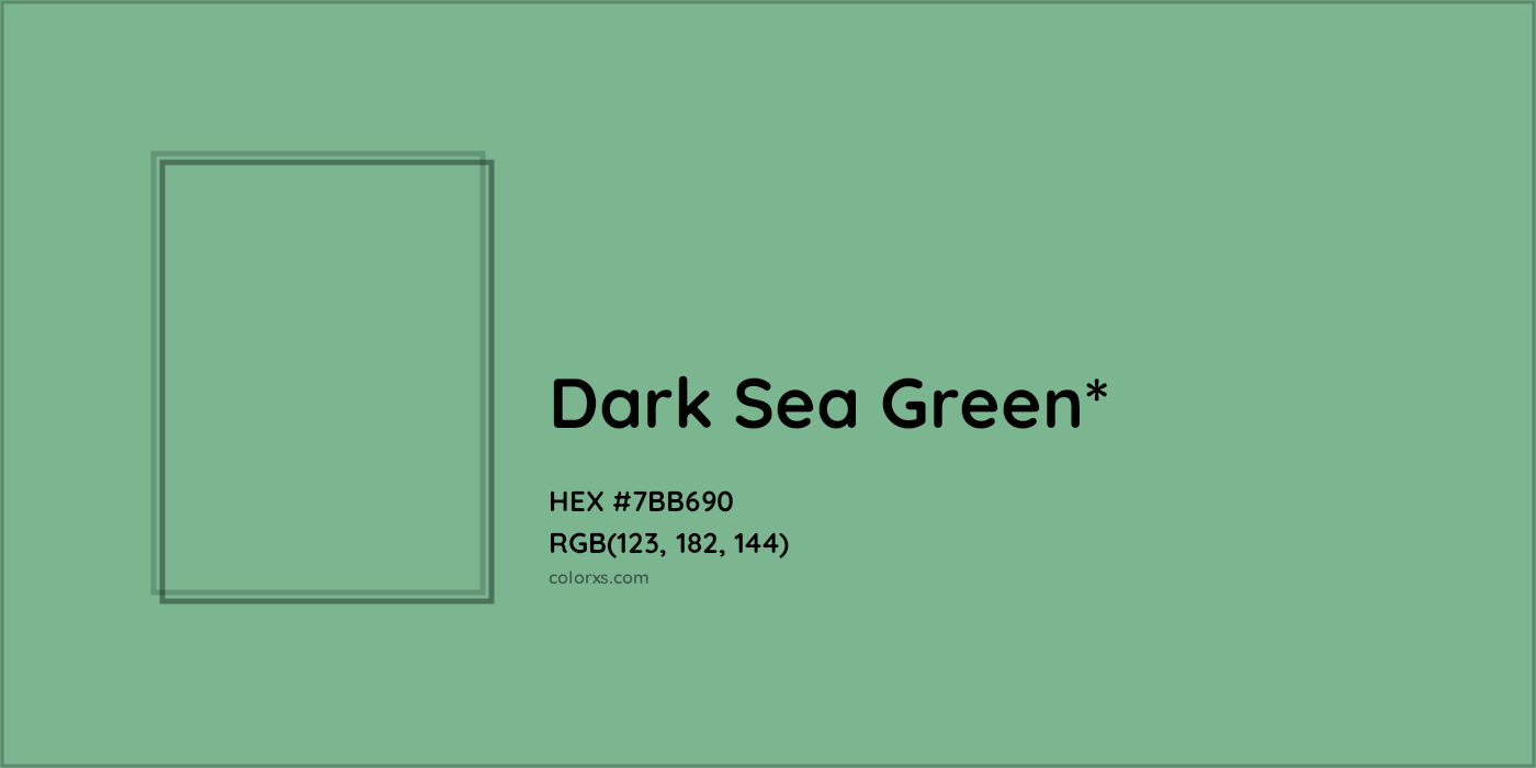 HEX #7BB690 Color Name, Color Code, Palettes, Similar Paints, Images