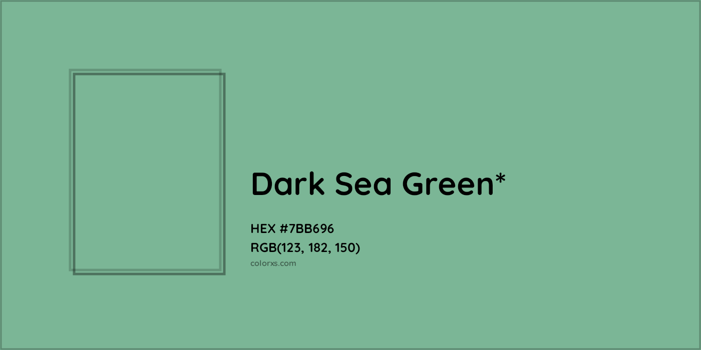 HEX #7BB696 Color Name, Color Code, Palettes, Similar Paints, Images