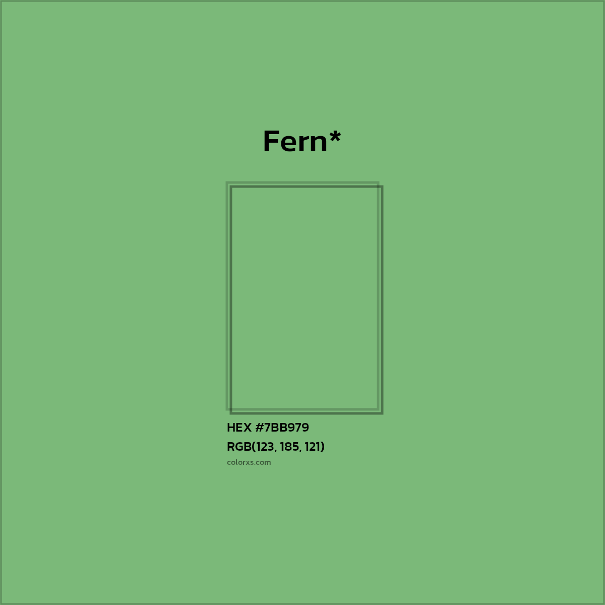 HEX #7BB979 Color Name, Color Code, Palettes, Similar Paints, Images