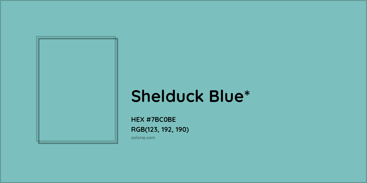 HEX #7BC0BE Color Name, Color Code, Palettes, Similar Paints, Images