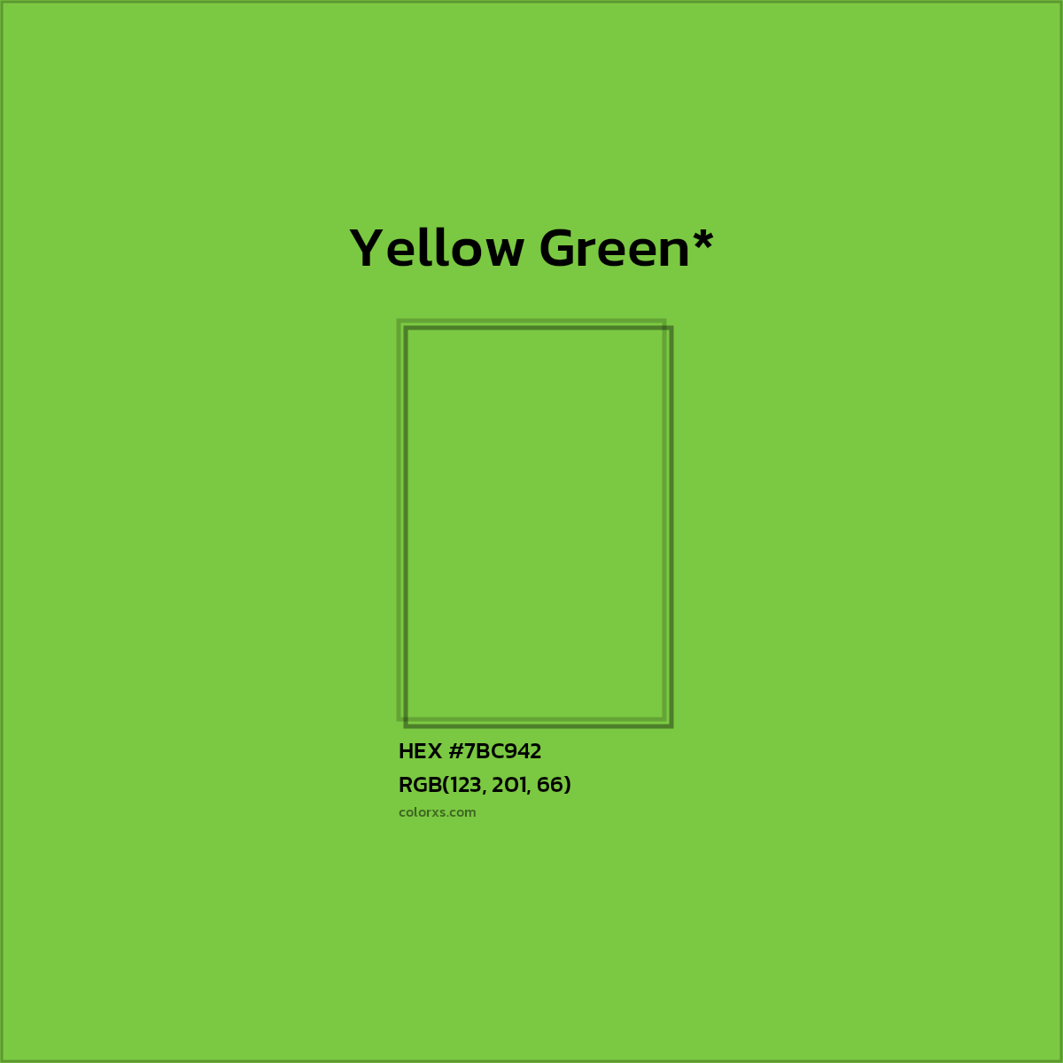 HEX #7BC942 Color Name, Color Code, Palettes, Similar Paints, Images