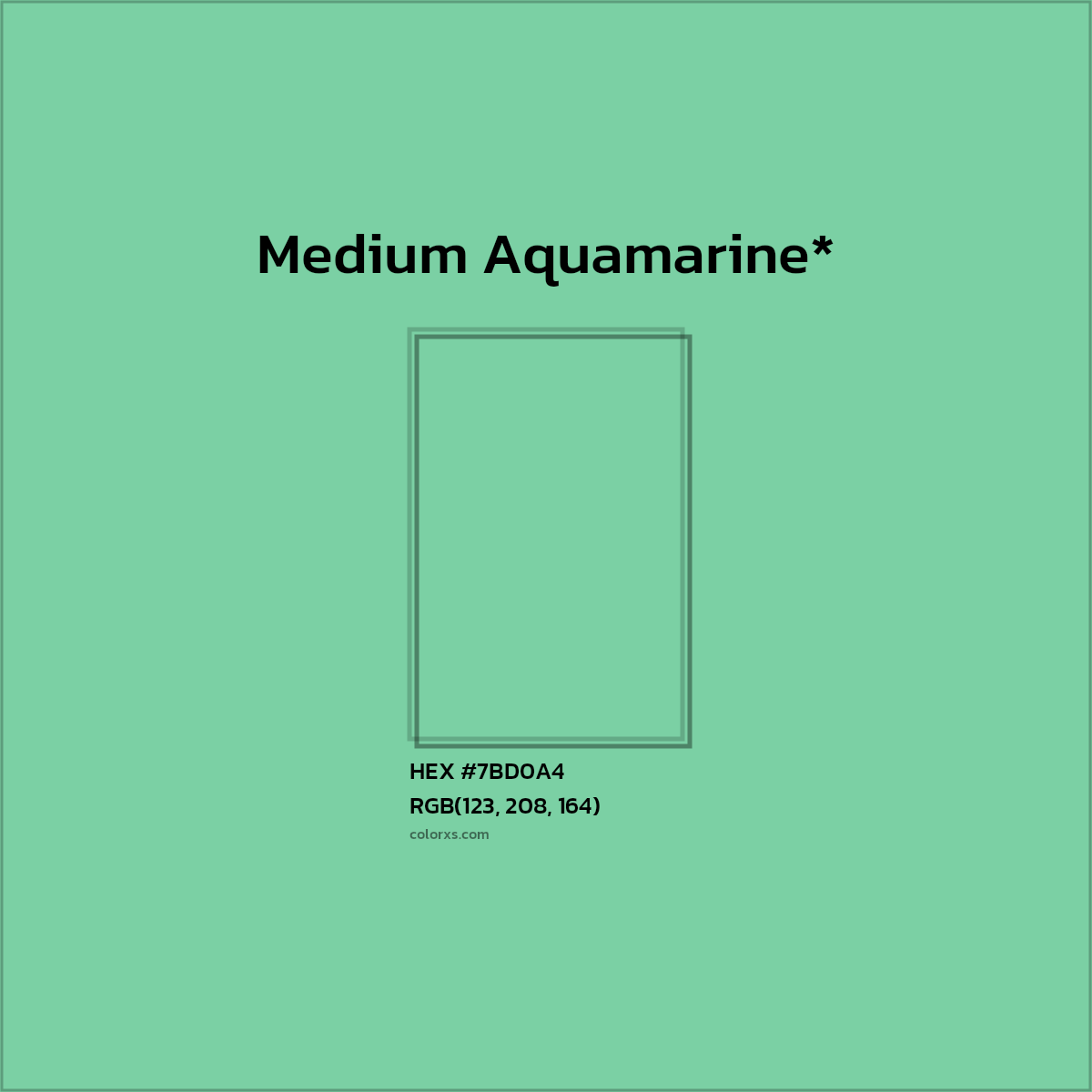 HEX #7BD0A4 Color Name, Color Code, Palettes, Similar Paints, Images