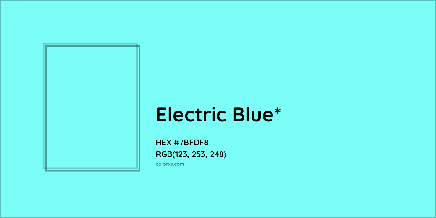 HEX #7BFDF8 Color Name, Color Code, Palettes, Similar Paints, Images