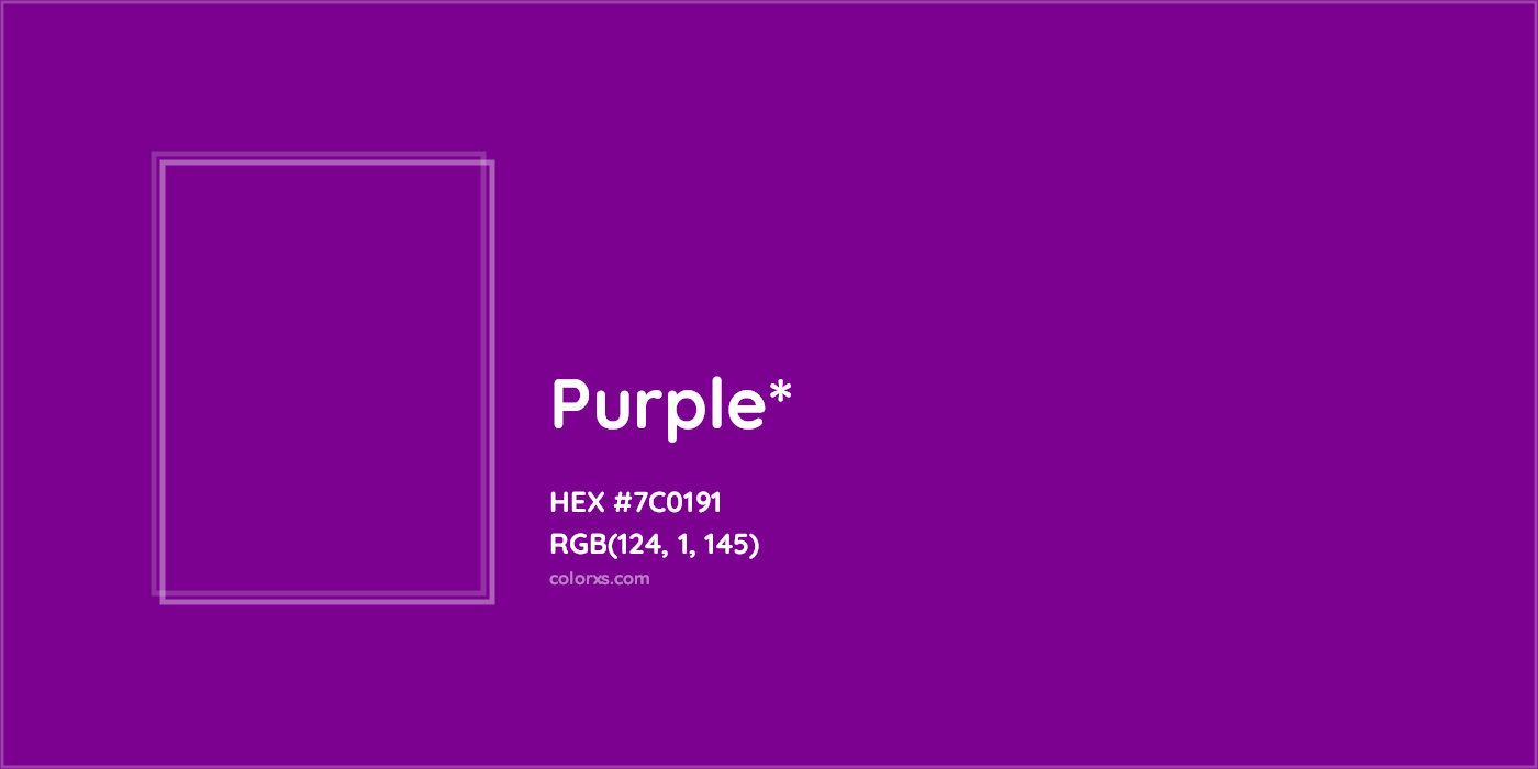 HEX #7C0191 Color Name, Color Code, Palettes, Similar Paints, Images