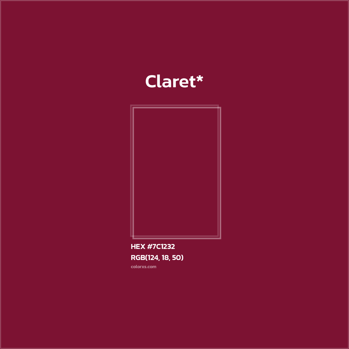 HEX #7C1232 Color Name, Color Code, Palettes, Similar Paints, Images