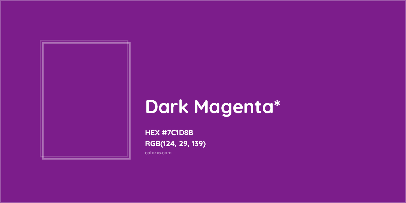 HEX #7C1D8B Color Name, Color Code, Palettes, Similar Paints, Images
