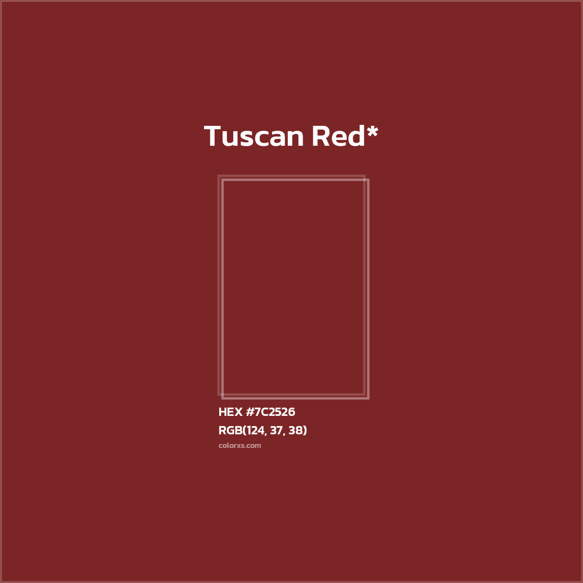 HEX #7C2526 Color Name, Color Code, Palettes, Similar Paints, Images
