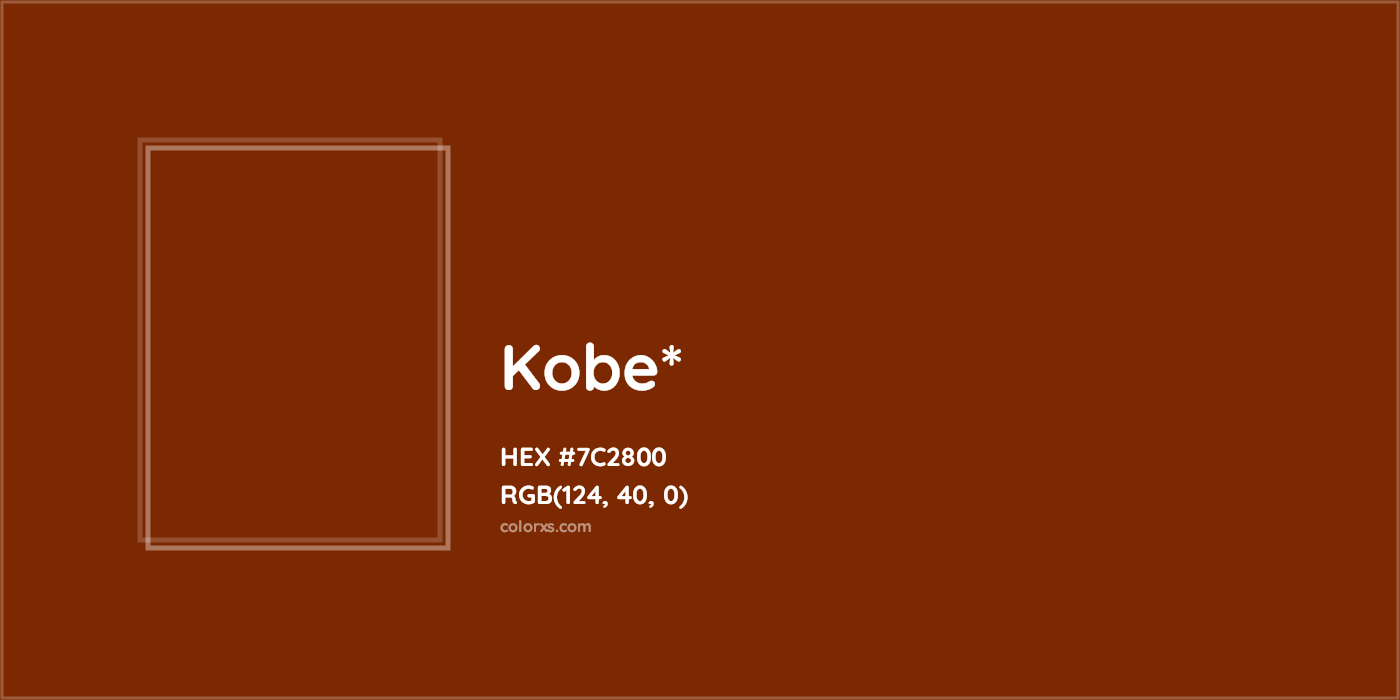 HEX #7C2800 Color Name, Color Code, Palettes, Similar Paints, Images