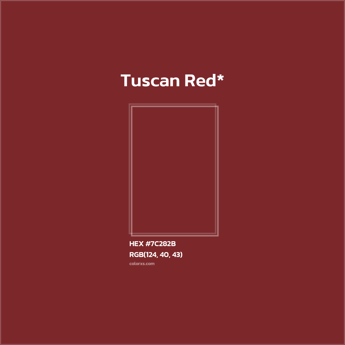 HEX #7C282B Color Name, Color Code, Palettes, Similar Paints, Images