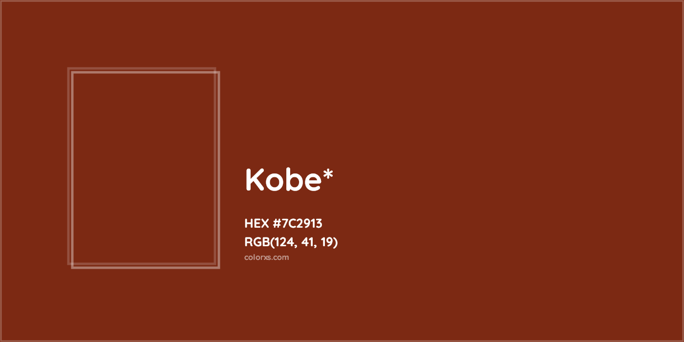 HEX #7C2913 Color Name, Color Code, Palettes, Similar Paints, Images