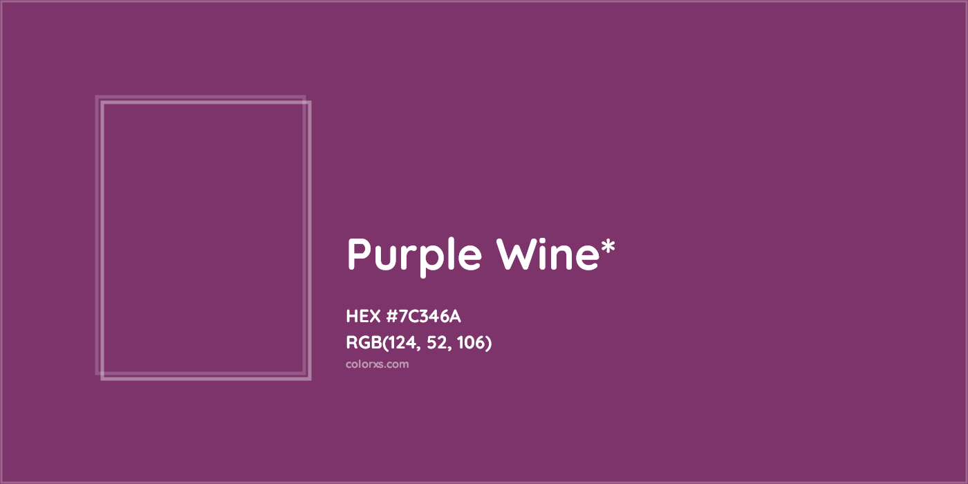 HEX #7C346A Color Name, Color Code, Palettes, Similar Paints, Images
