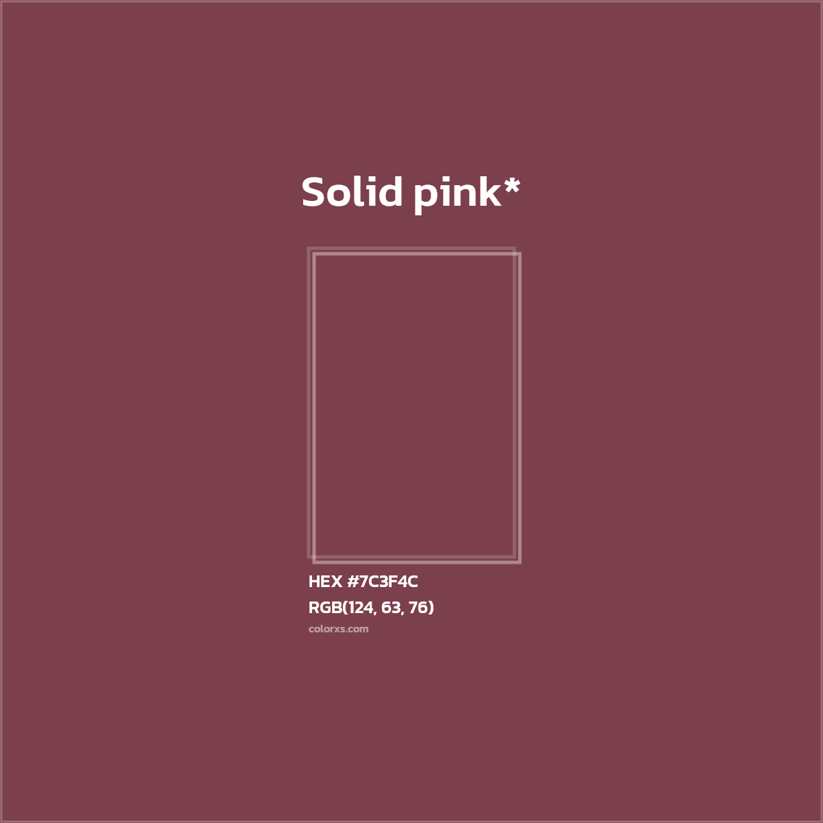 HEX #7C3F4C Color Name, Color Code, Palettes, Similar Paints, Images