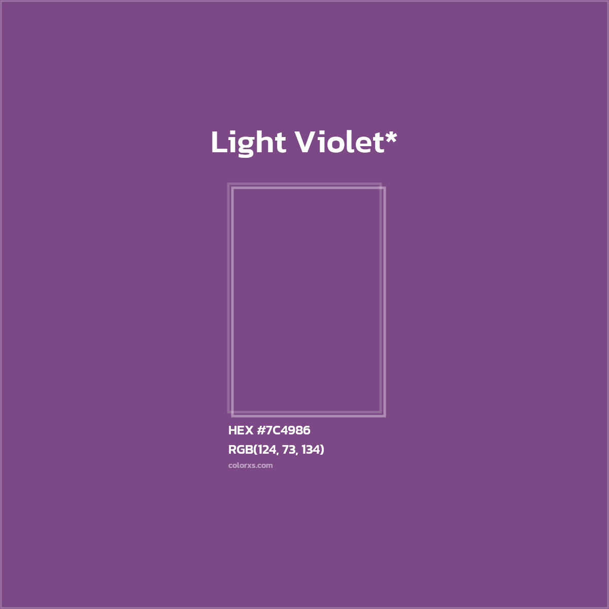 HEX #7C4986 Color Name, Color Code, Palettes, Similar Paints, Images