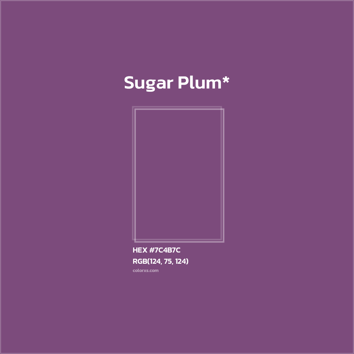 HEX #7C4B7C Color Name, Color Code, Palettes, Similar Paints, Images