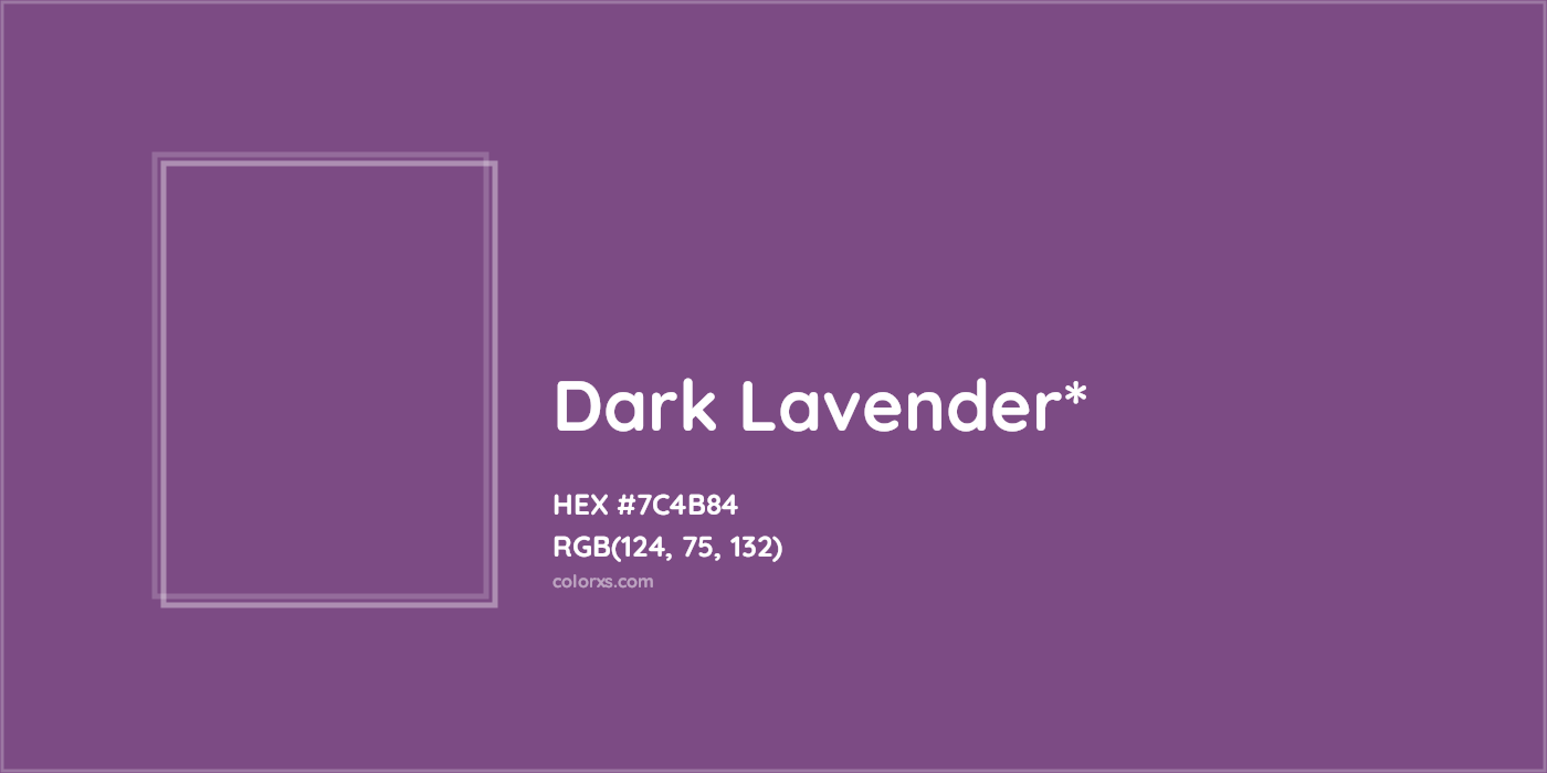 HEX #7C4B84 Color Name, Color Code, Palettes, Similar Paints, Images