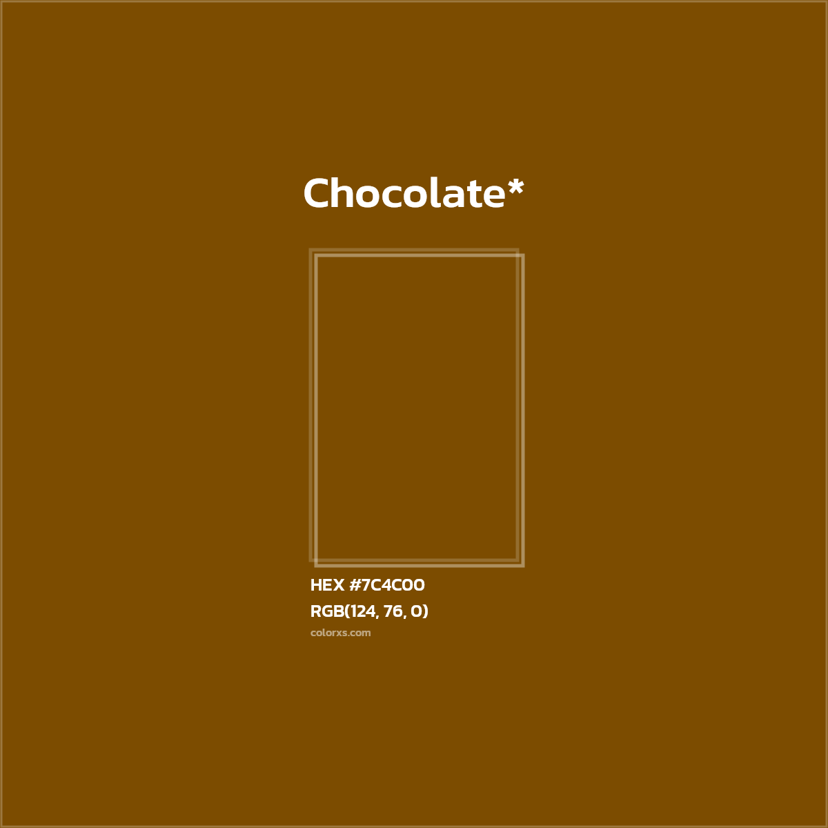 HEX #7C4C00 Color Name, Color Code, Palettes, Similar Paints, Images