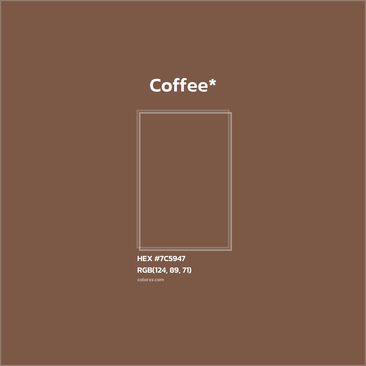 HEX #7C5947 Color Name, Color Code, Palettes, Similar Paints, Images