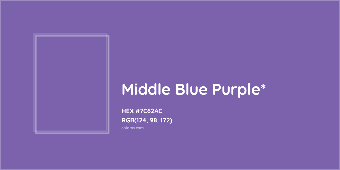 HEX #7C62AC Color Name, Color Code, Palettes, Similar Paints, Images