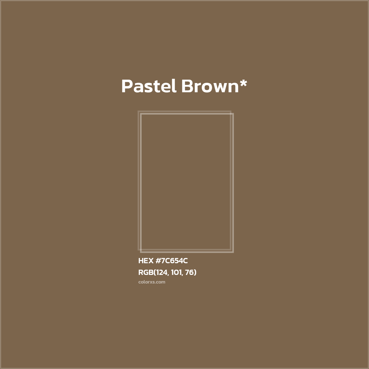 HEX #7C654C Color Name, Color Code, Palettes, Similar Paints, Images
