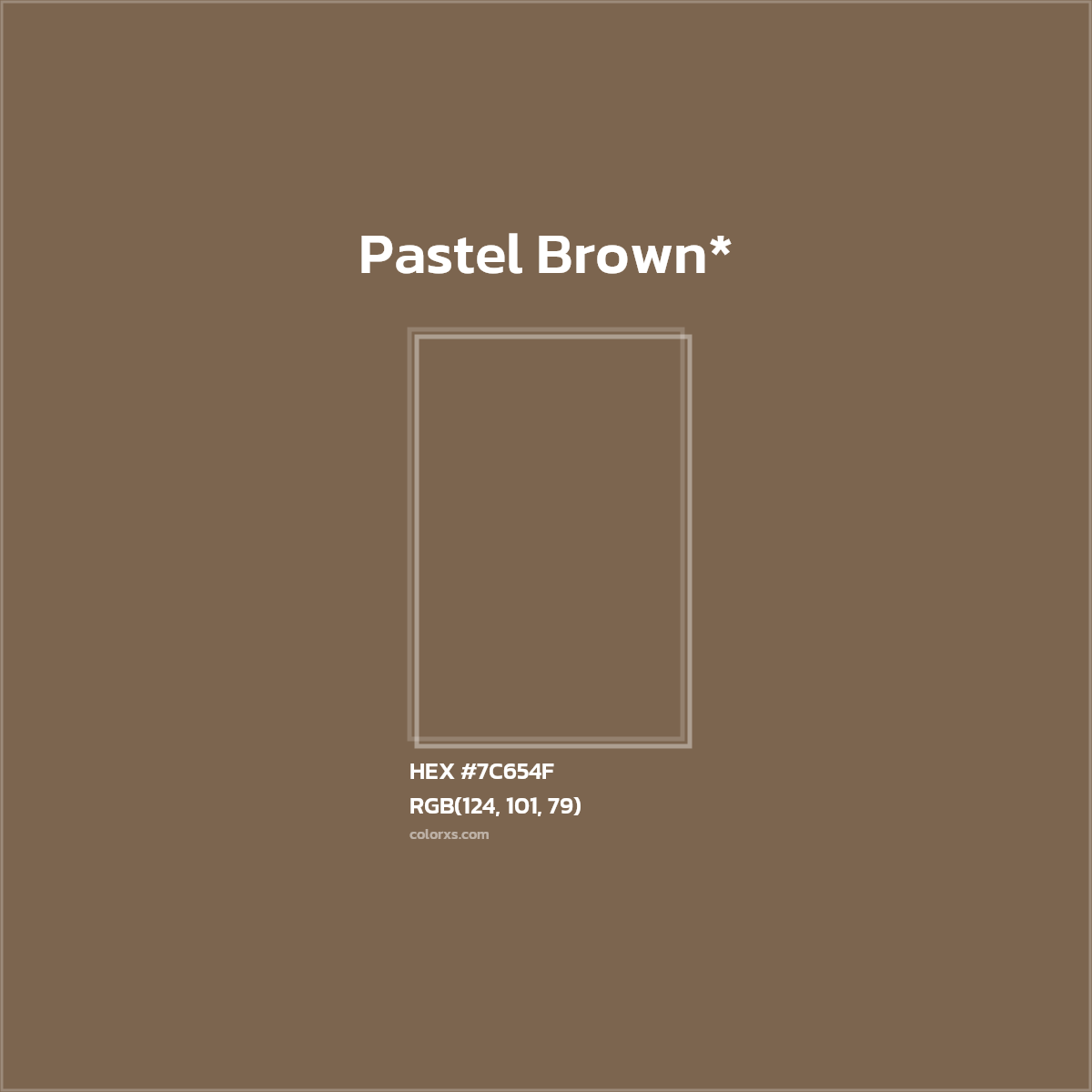 HEX #7C654F Color Name, Color Code, Palettes, Similar Paints, Images