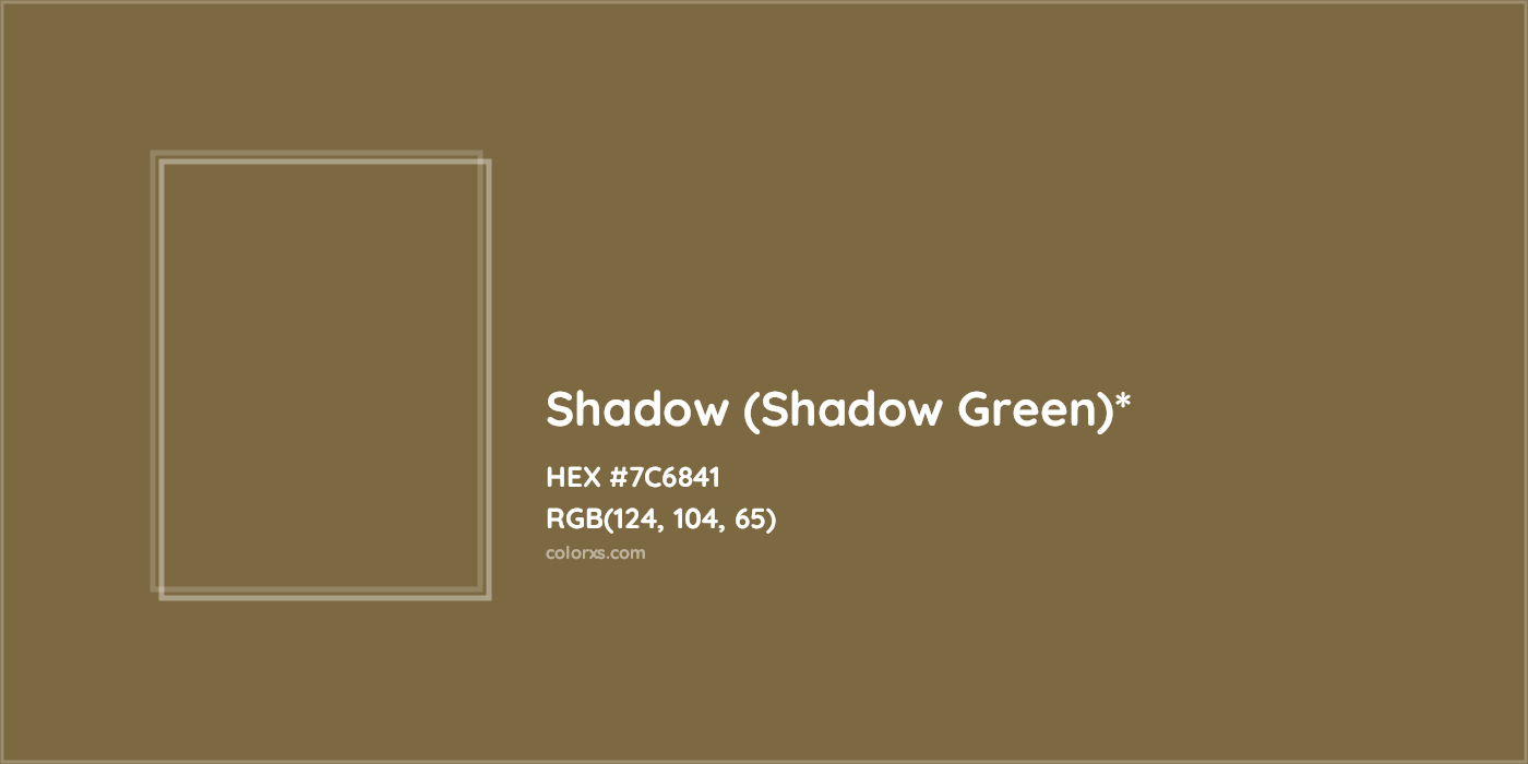 HEX #7C6841 Color Name, Color Code, Palettes, Similar Paints, Images