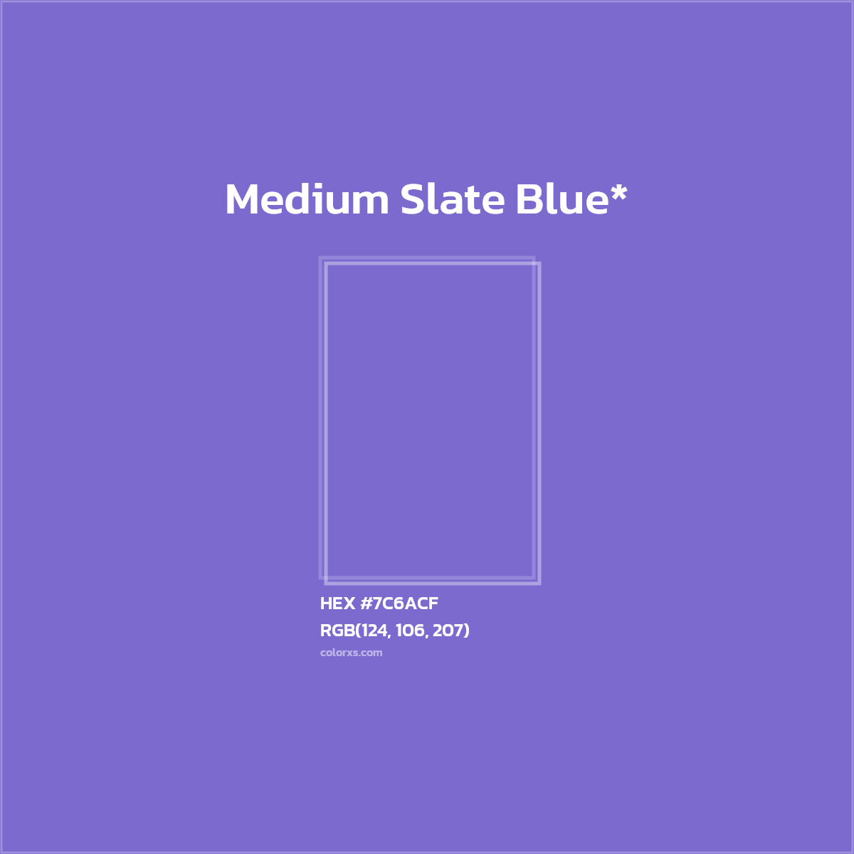 HEX #7C6ACF Color Name, Color Code, Palettes, Similar Paints, Images