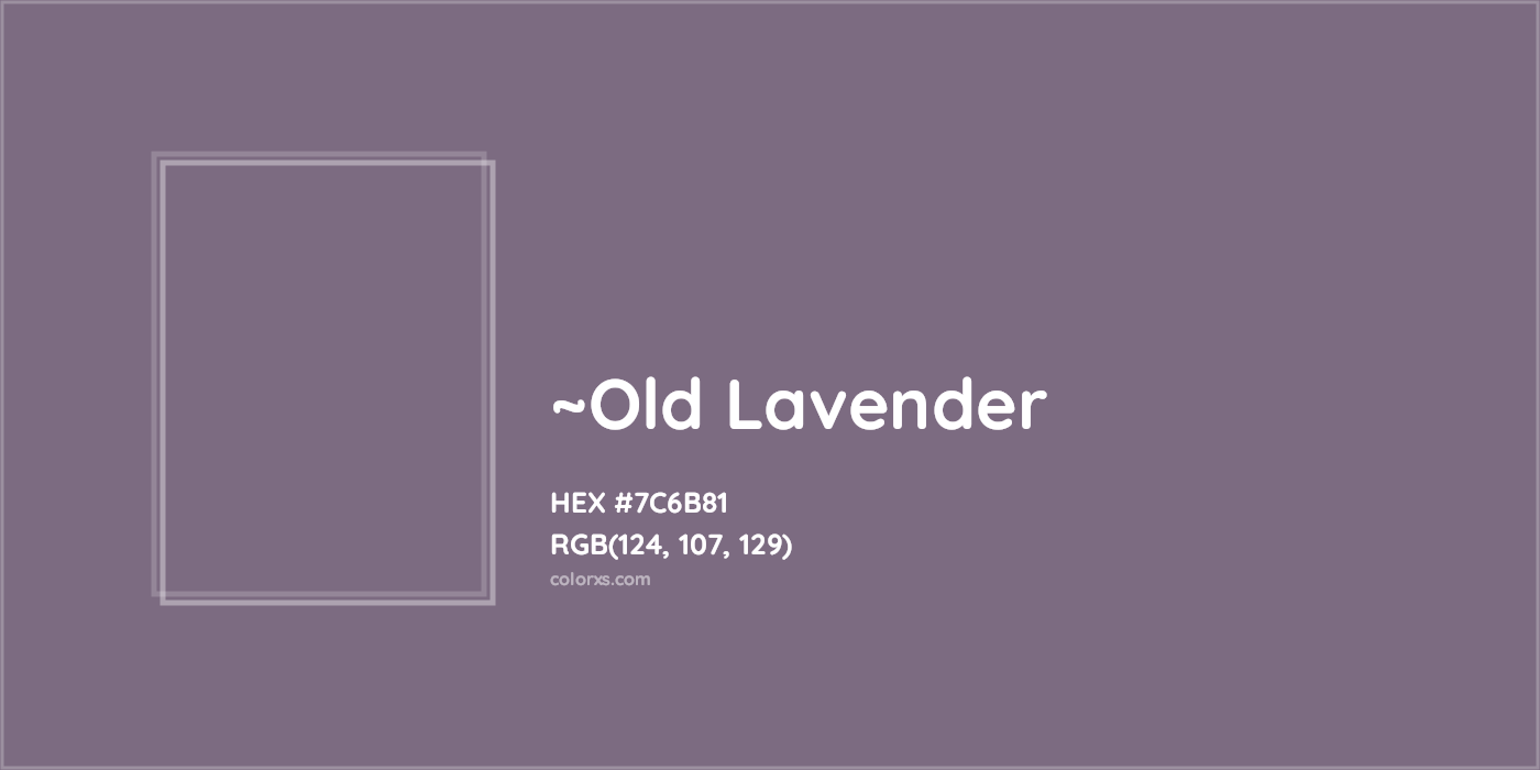 HEX #7C6B81 Color Name, Color Code, Palettes, Similar Paints, Images