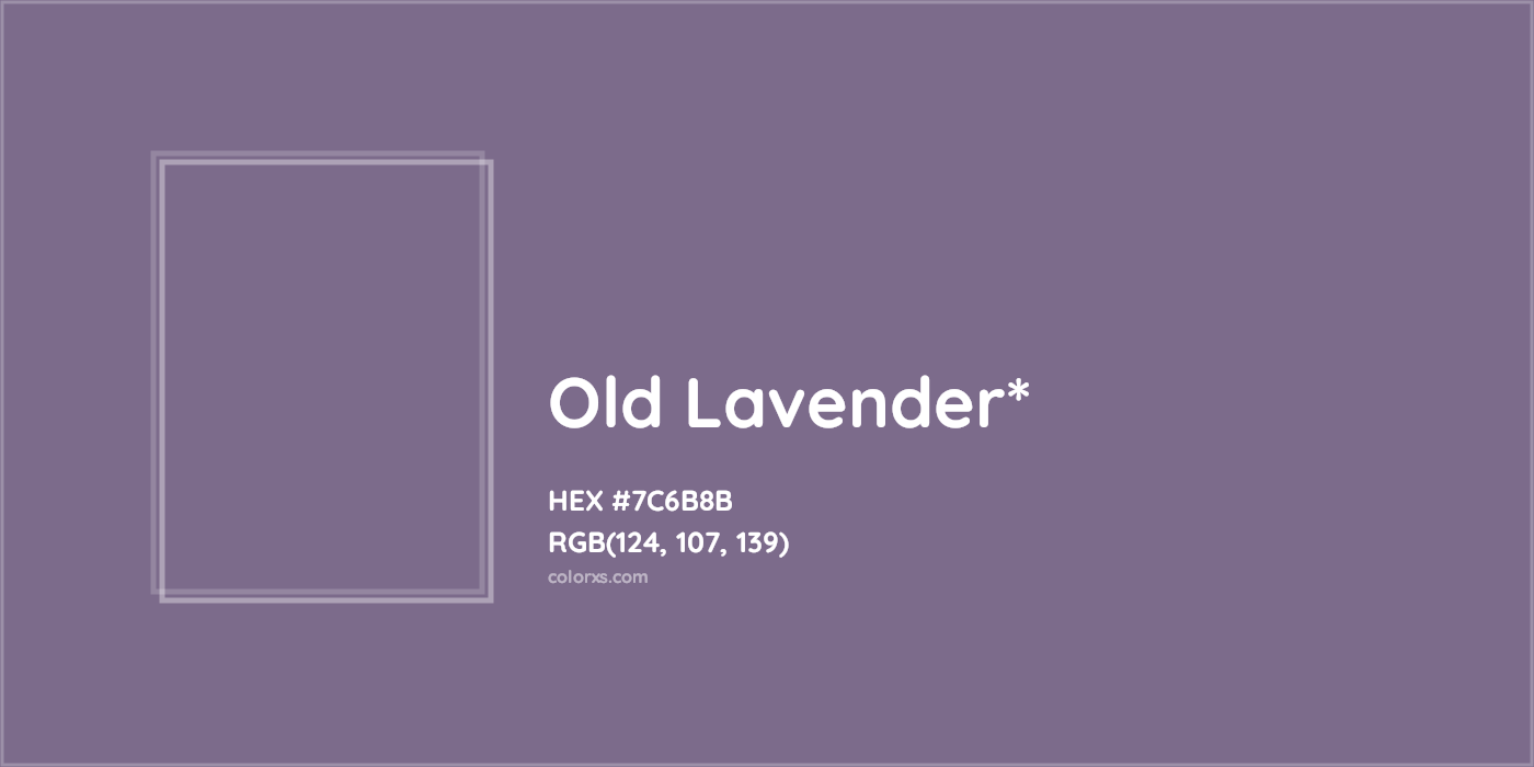 HEX #7C6B8B Color Name, Color Code, Palettes, Similar Paints, Images