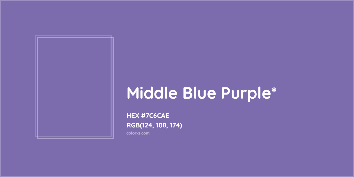 HEX #7C6CAE Color Name, Color Code, Palettes, Similar Paints, Images