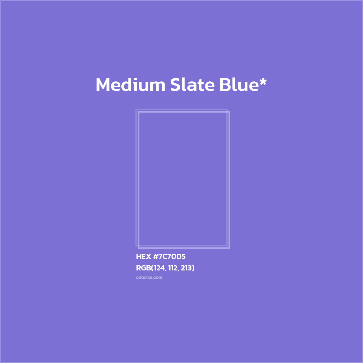 HEX #7C70D5 Color Name, Color Code, Palettes, Similar Paints, Images