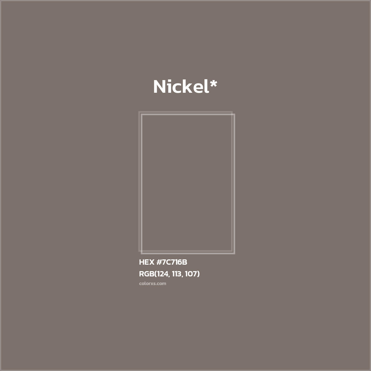 HEX #7C716B Color Name, Color Code, Palettes, Similar Paints, Images