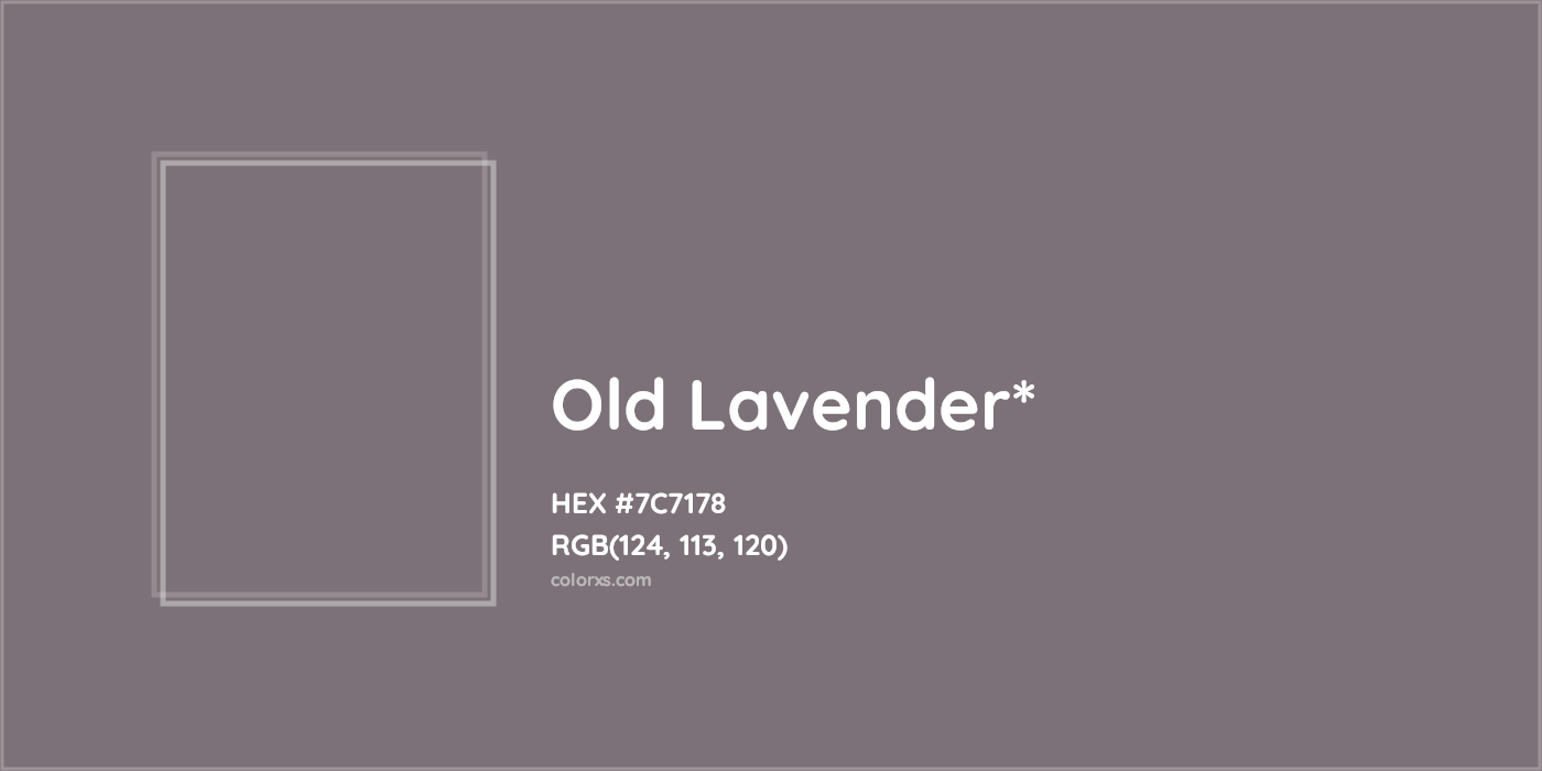 HEX #7C7178 Color Name, Color Code, Palettes, Similar Paints, Images