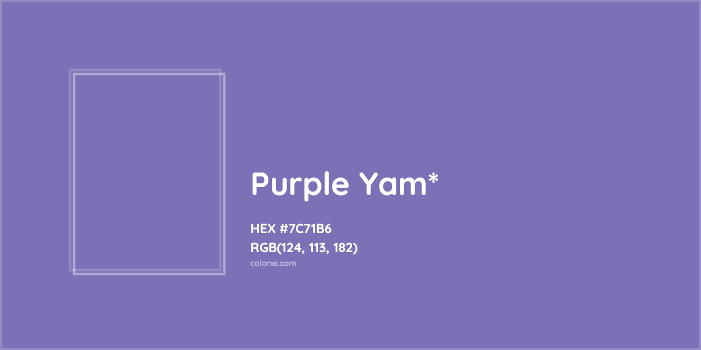 HEX #7C71B6 Color Name, Color Code, Palettes, Similar Paints, Images