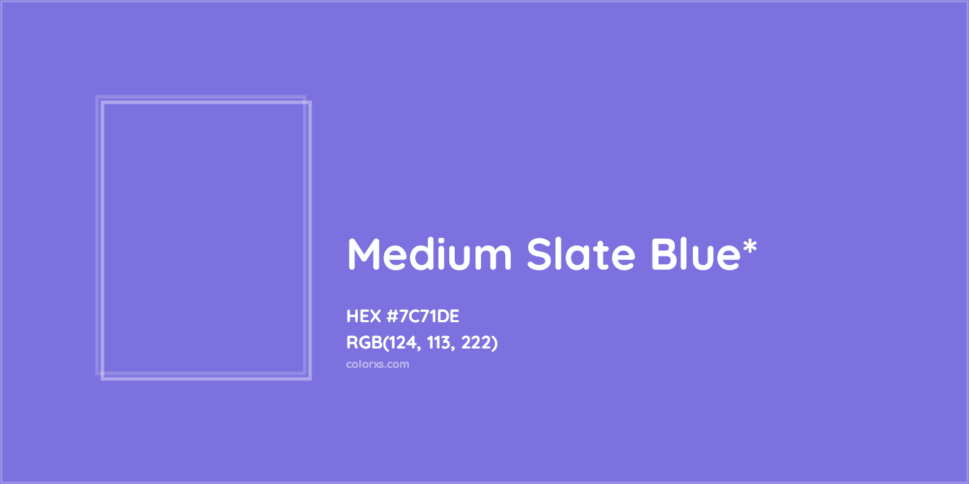 HEX #7C71DE Color Name, Color Code, Palettes, Similar Paints, Images