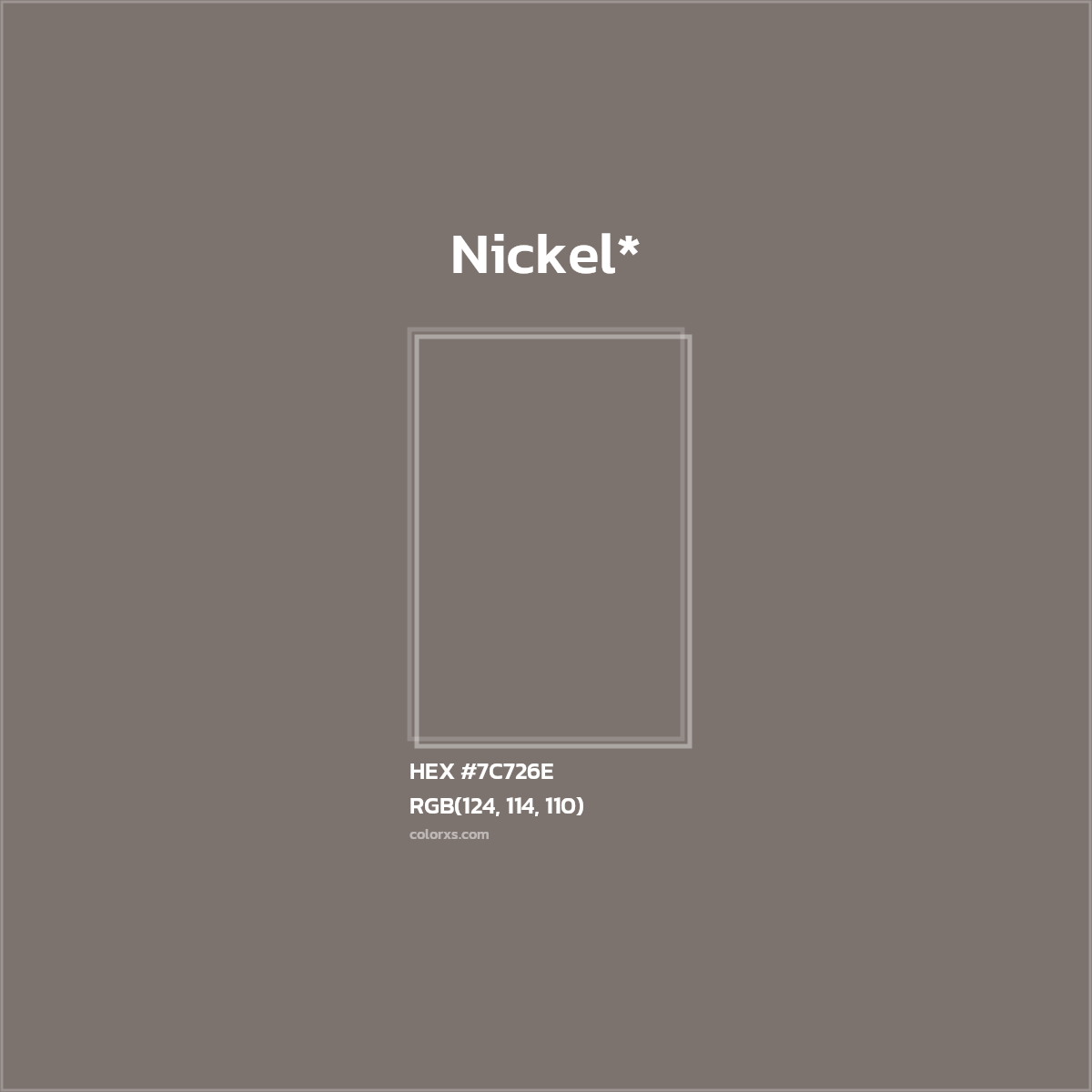 HEX #7C726E Color Name, Color Code, Palettes, Similar Paints, Images