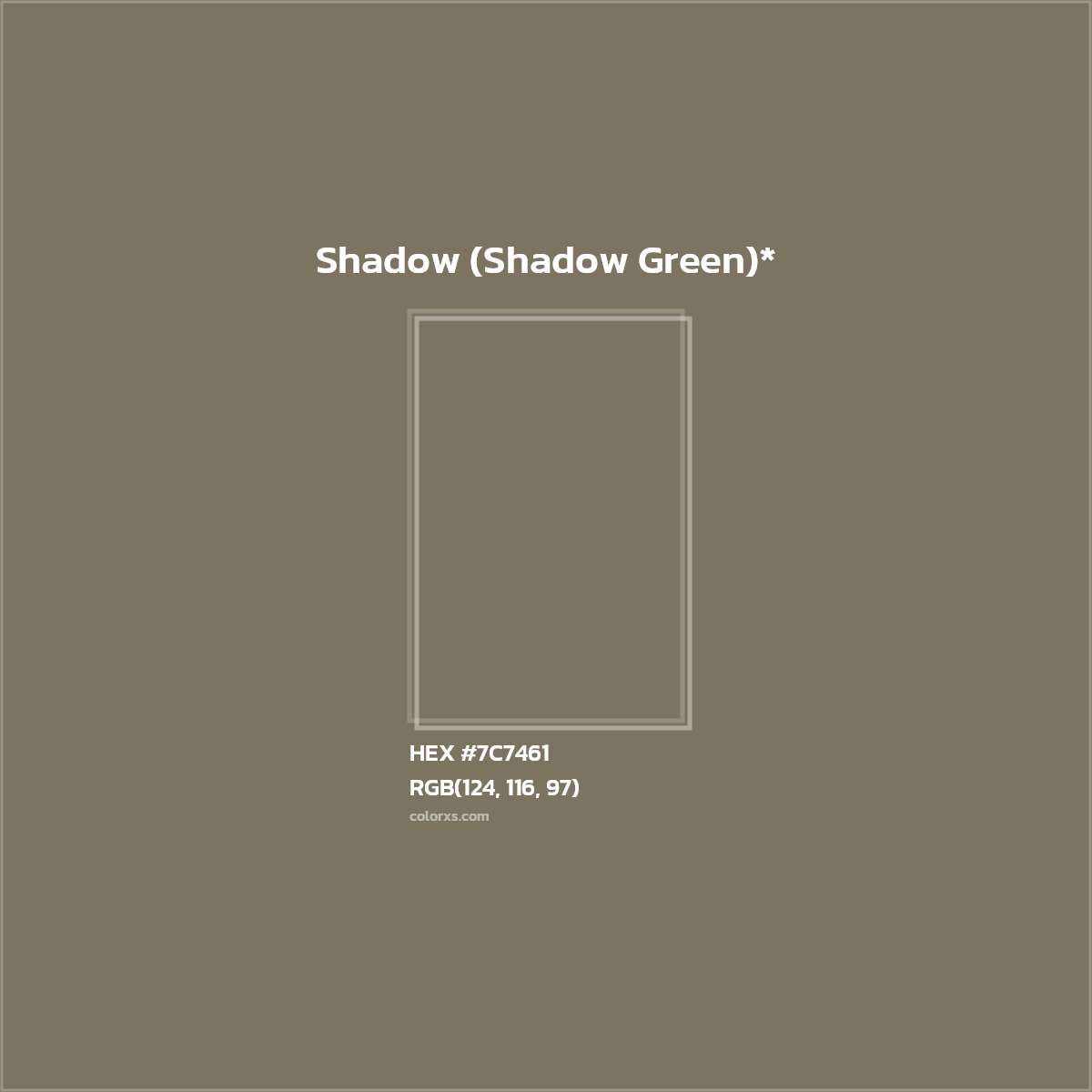 HEX #7C7461 Color Name, Color Code, Palettes, Similar Paints, Images
