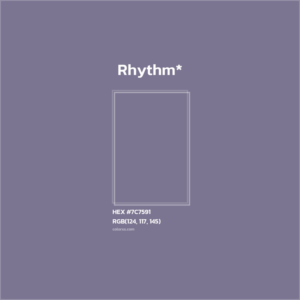 HEX #7C7591 Color Name, Color Code, Palettes, Similar Paints, Images