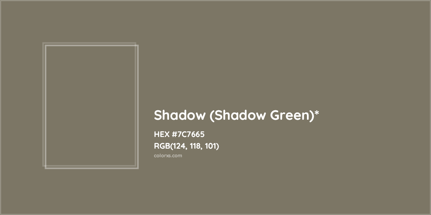 HEX #7C7665 Color Name, Color Code, Palettes, Similar Paints, Images
