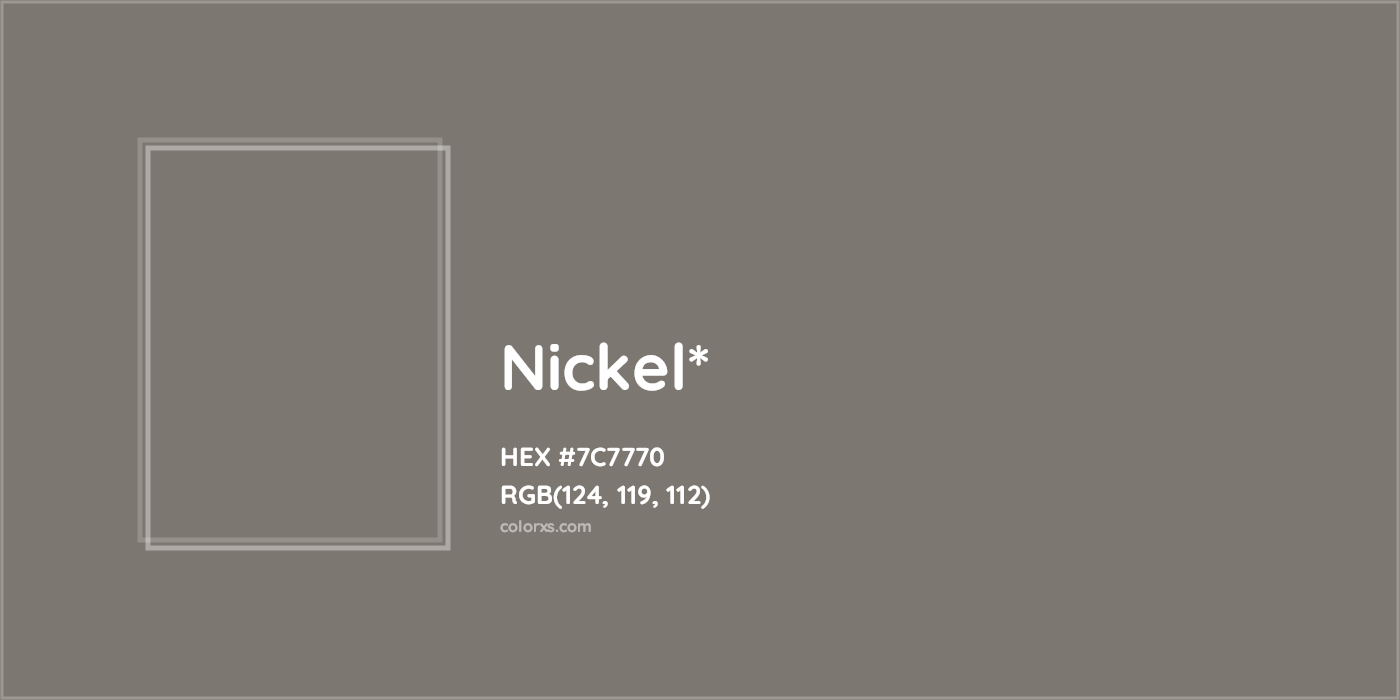 HEX #7C7770 Color Name, Color Code, Palettes, Similar Paints, Images