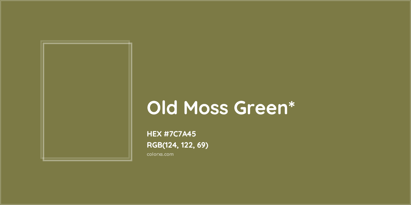 HEX #7C7A45 Color Name, Color Code, Palettes, Similar Paints, Images