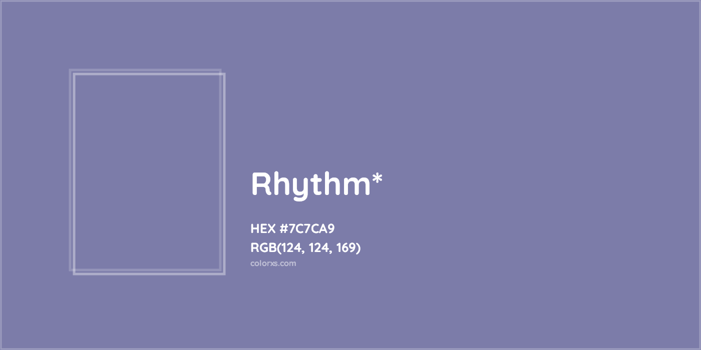 HEX #7C7CA9 Color Name, Color Code, Palettes, Similar Paints, Images
