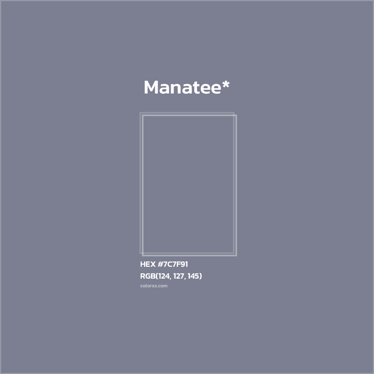 HEX #7C7F91 Color Name, Color Code, Palettes, Similar Paints, Images