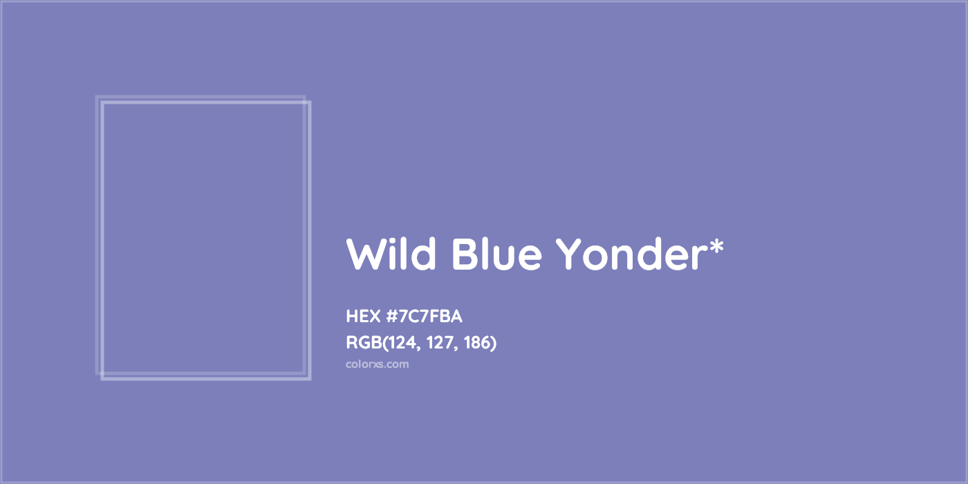 HEX #7C7FBA Color Name, Color Code, Palettes, Similar Paints, Images