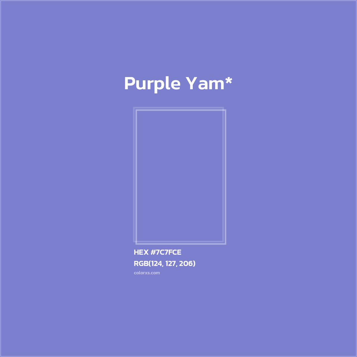 HEX #7C7FCE Color Name, Color Code, Palettes, Similar Paints, Images