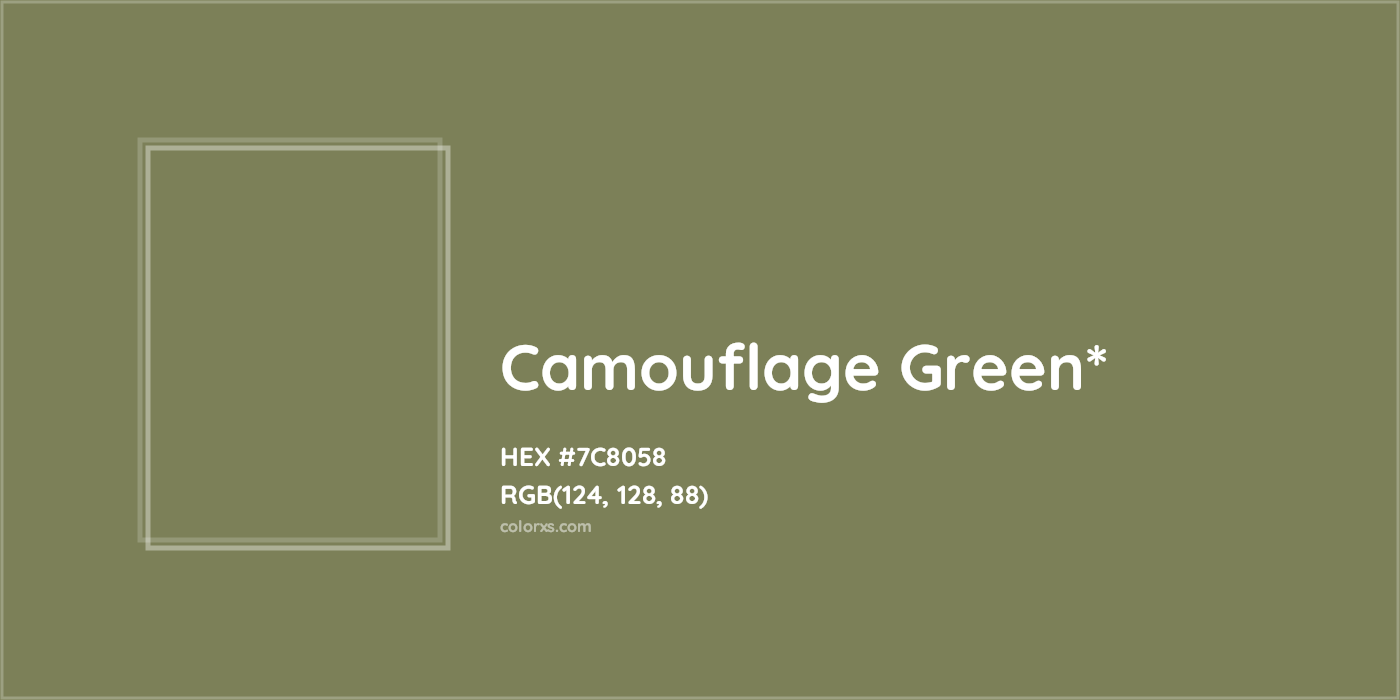 HEX #7C8058 Color Name, Color Code, Palettes, Similar Paints, Images
